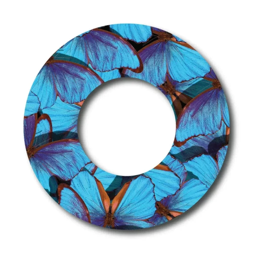 Single Patch / Libre 2 Skyblue Butterflies - Libre 2 and Lingo