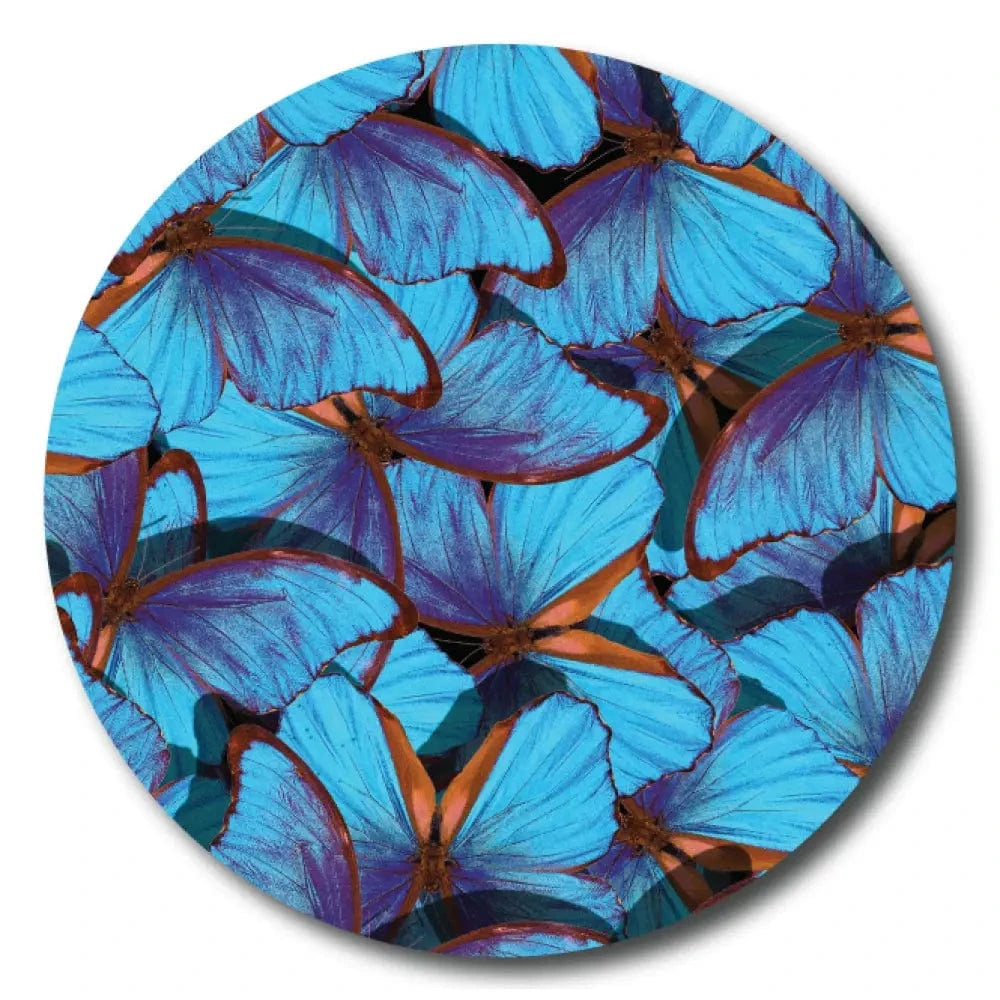 Single Patch / Libre 2 Cover-up Skyblue Butterflies - Libre 2 and Lingo Cover-up