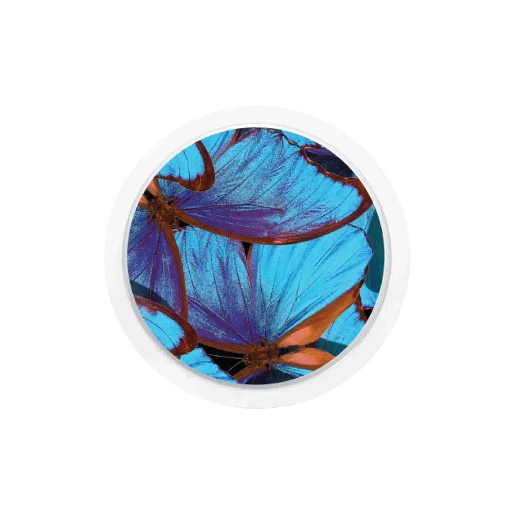 Single Topper / Libre 2 Topper Skyblue Butterflies - Libre 2 Topper