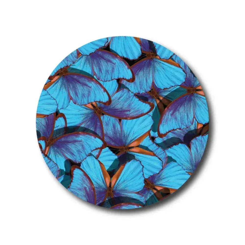 Single Patch / Medtronic-Instanct Skyblue Butterflies - Medtronic Instanct