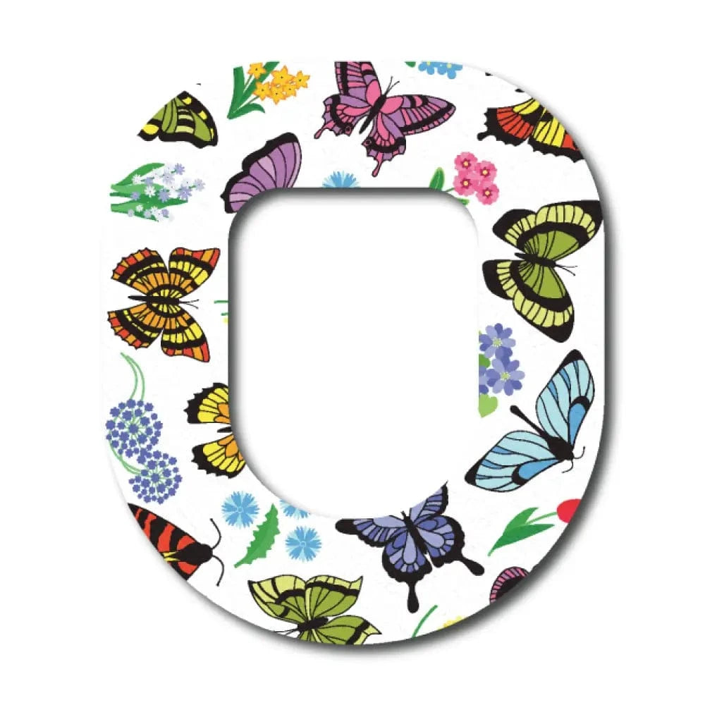 Single Patch / Omnipod Spring Butterfly - Omnipod