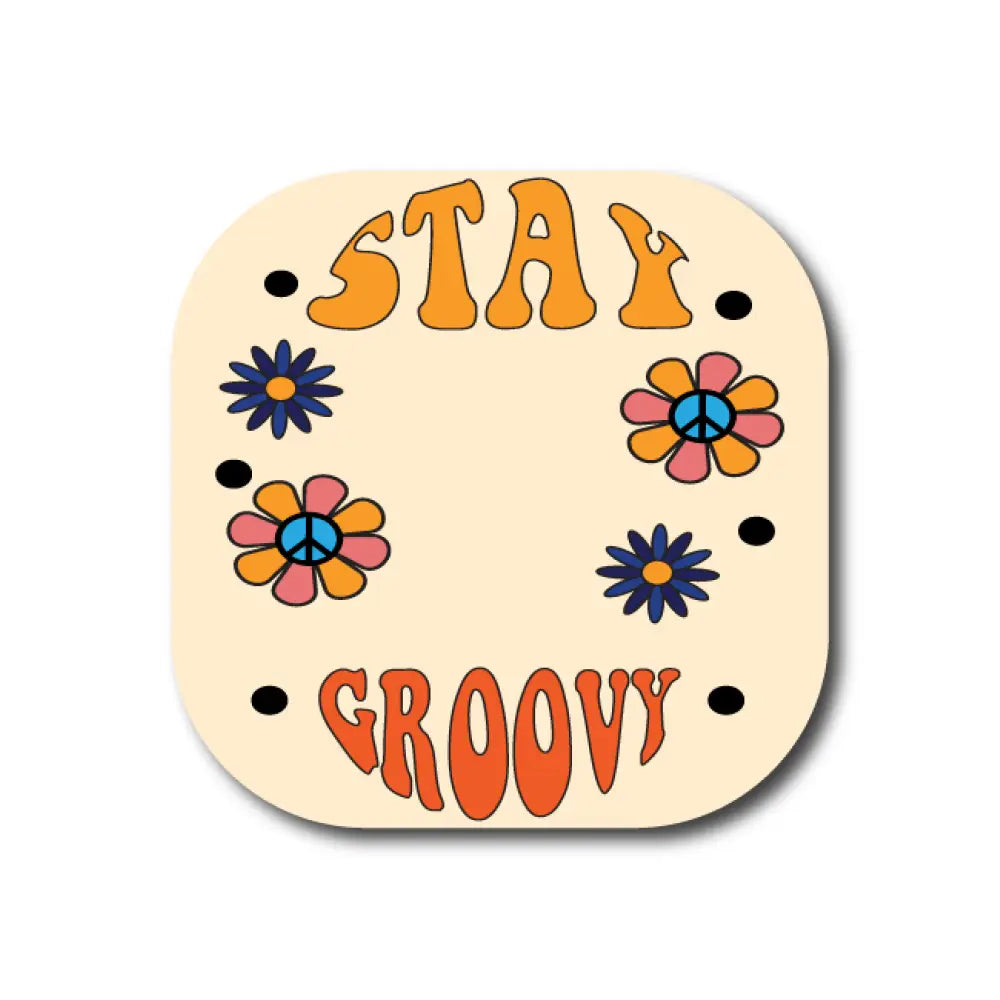 Single Patch / G7 Cover-up Stay Groovy - Dexcom G7 and Stelo Cover-up