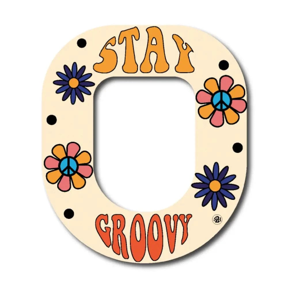 Single Patch / Omnipod Stay Groovy - Omnipod