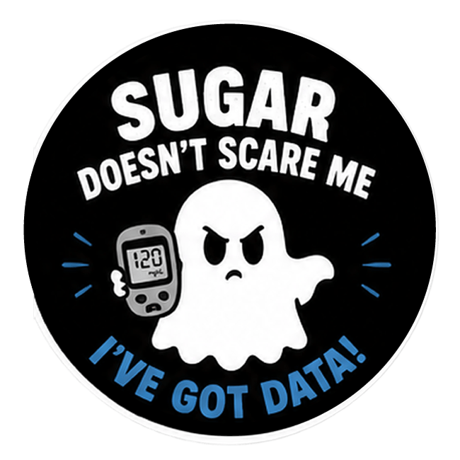 Vinyl Sticker / Not intended for direct skin contact Sugar Doesn't Scare Me Vinyl Stikers
