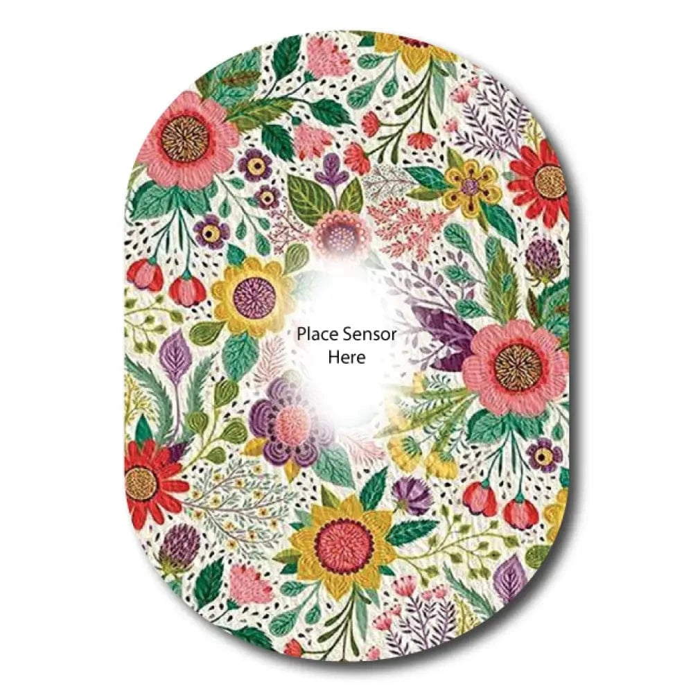 Single Patch / G6 Summer Blossom Underlay Patch for Sensitive Skin - Dexcom