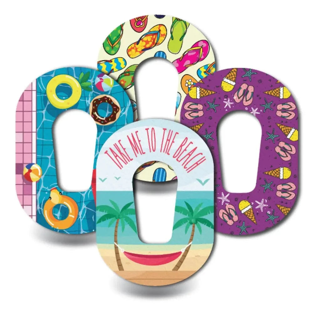 4-Pack (Set of 4 Patches) / G6 Summer Checklist Variety Pack - Dexcom G6