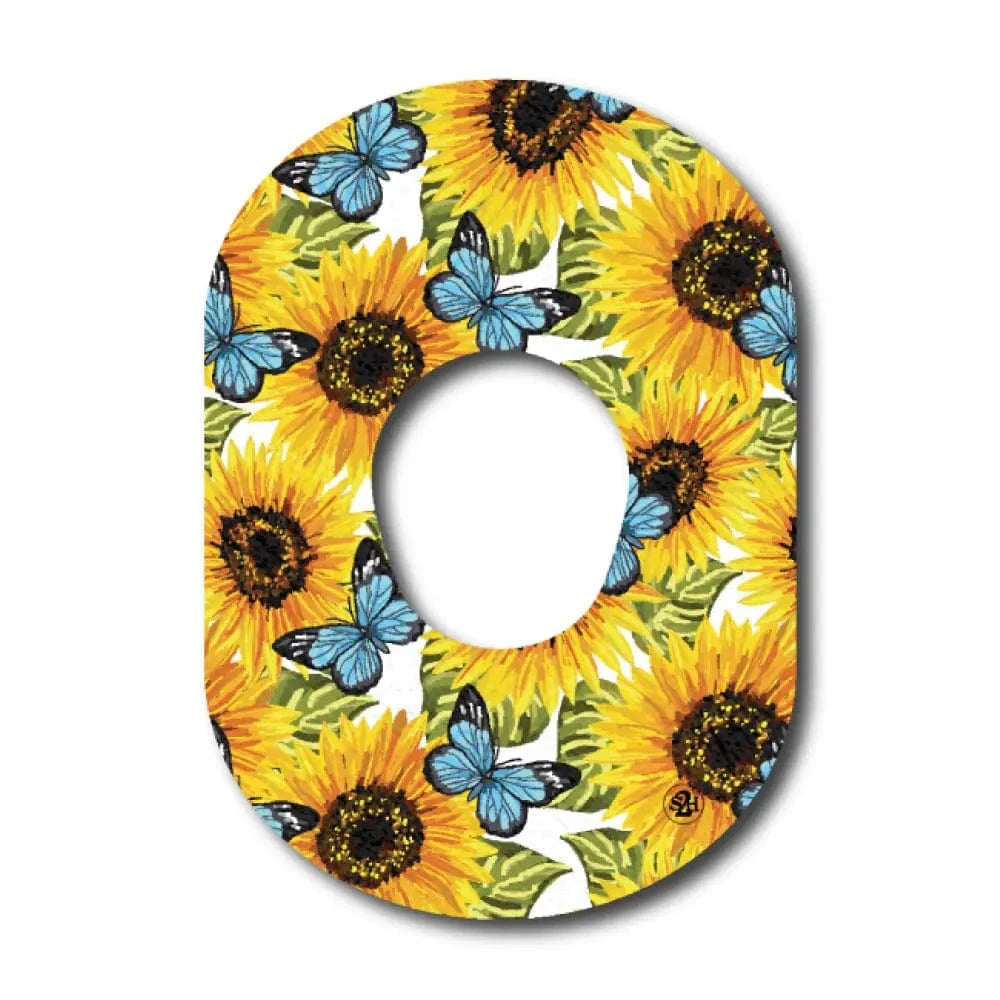 Single Patch / G7 Sunflower and Butterfly - Dexcom G7 and Stelo