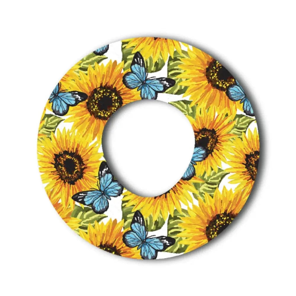 Single Patch / Infusion Set Sunflower and Butterfly - Infusion Set