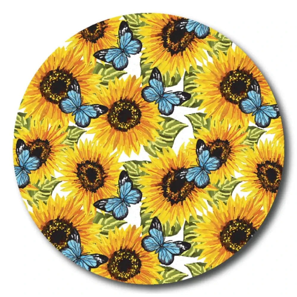 Single Patch / Libre 2 Cover-up Sunflower and Butterfly - Libre 2 and Lingo Cover-up