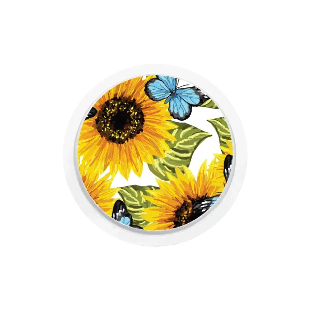 Single Topper / Libre 2 Topper Sunflower and Butterfly - Libre 2 Topper