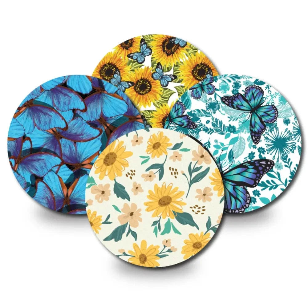 4-Pack (Set of 4 Patches) / Libre 2 Cover-up Sunflower and Butterfly Variety Pack - Libre 2 and Lingo Cover-up
