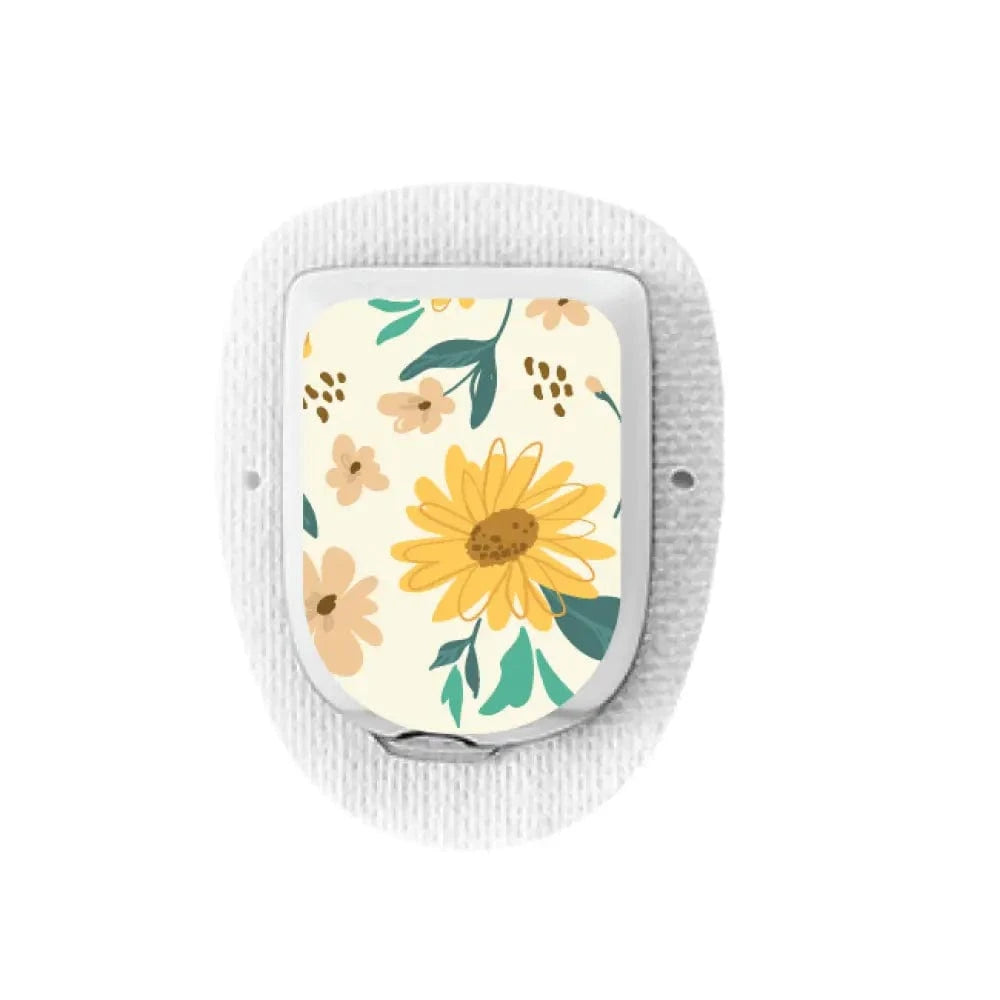Single Topper / Omnipod Topper Sunflower - Omnipod Topper