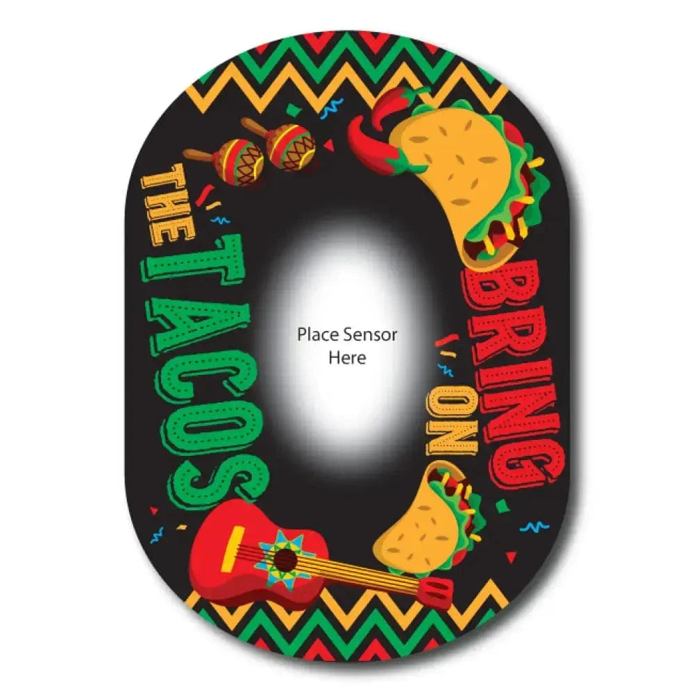 Single Patch / G6 Taco Tuesday Underlay for Sensitive Skin - Dexcom G6