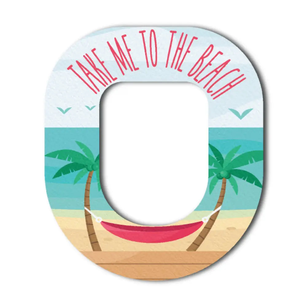 Take Me To The Beach - Omnipod Single Patch