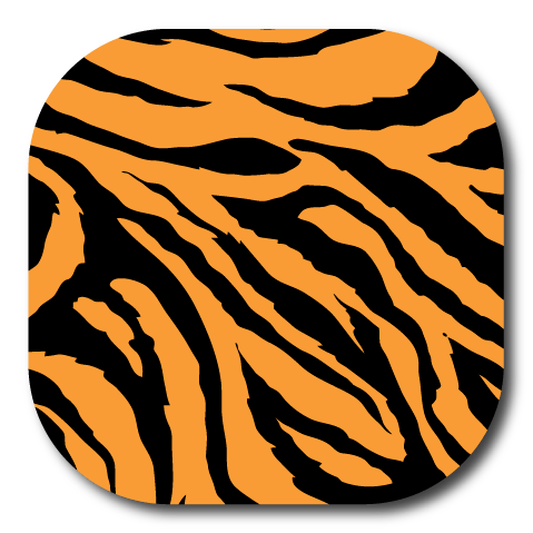 Single Patch / G7 Cover-up Tiger Skin - Dexcom G7 and Stelo Cover-up