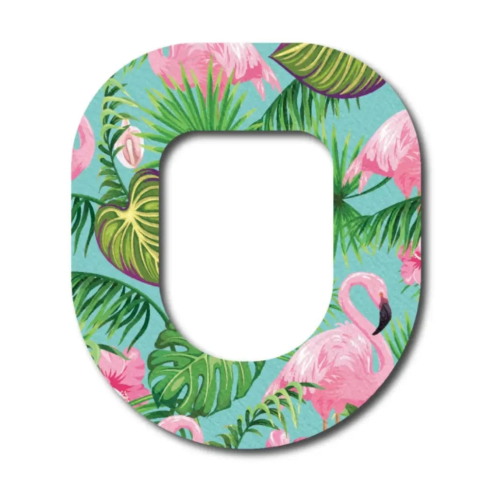 Single Patch / Omnipod Tropical Flamingo - Omnipod