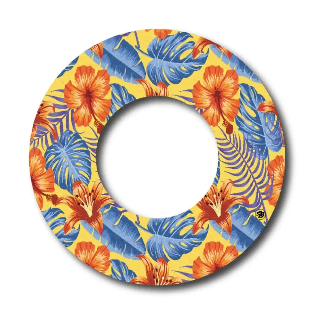 Single Patch / Libre 2 Tropical Floral - Libre 2 and Lingo