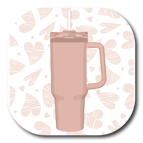 Single Patch / G7 Cover-up Tumbler in Bloom - Dexcom G7 and Stelo Cover-up