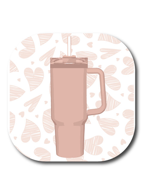 Single Patch / G7 Cover-up Tumbler in Bloom - Dexcom G7 and Stelo Cover-up