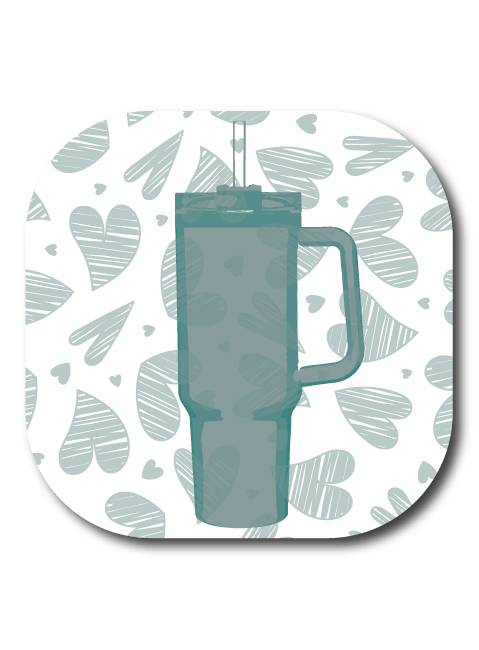 Single Patch / G7 Cover-up Tumbler in Mint - Dexcom G7 and Stelo Cover-up