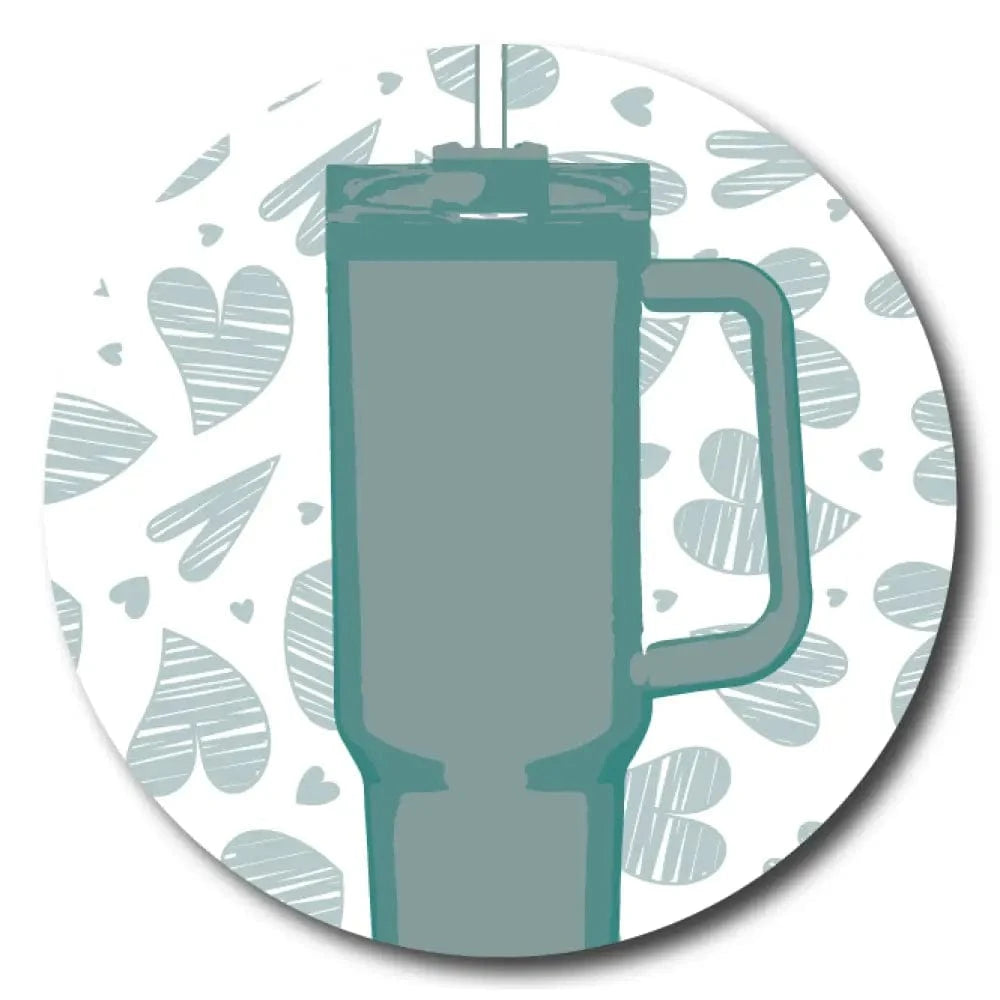 Single Patch / Libre 2 Cover-up Tumbler in Mint - Libre 2 and Lingo Cover-up