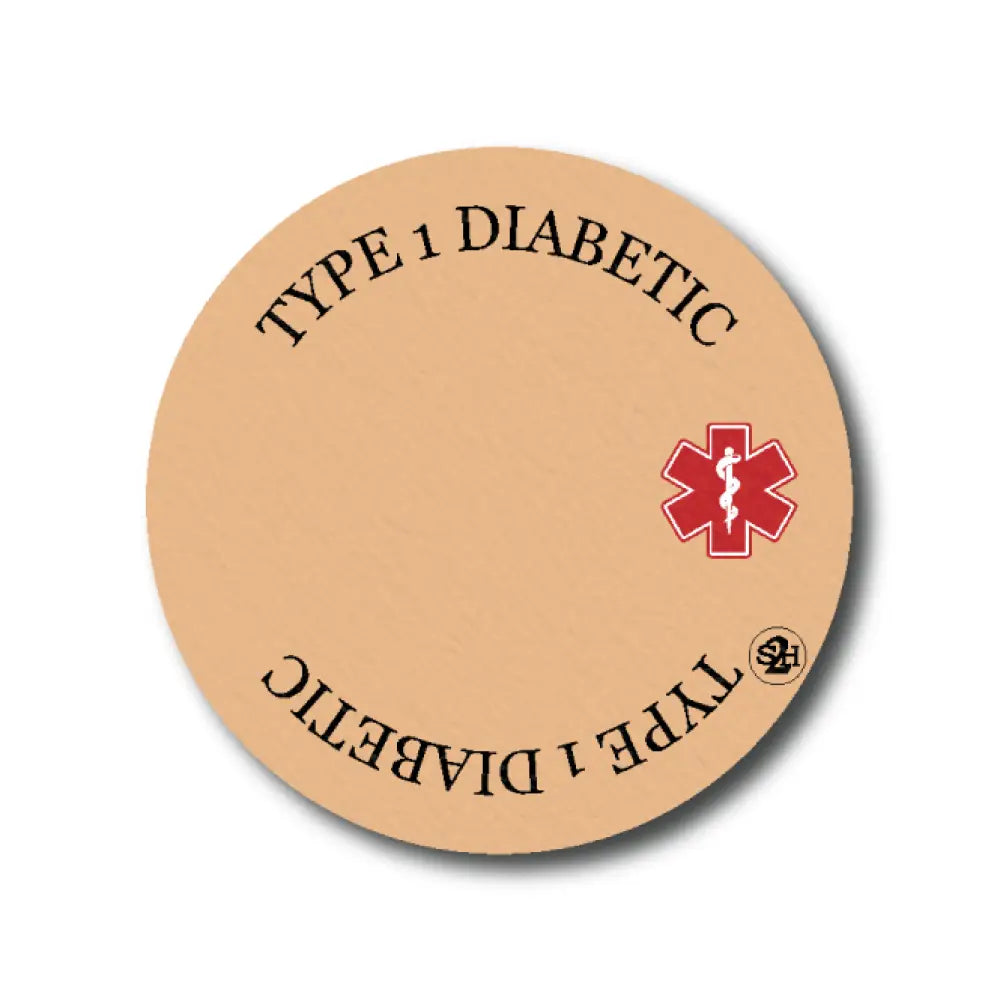 Type 1 Diabetes Awareness In Beige - Libre 3 Single Patch