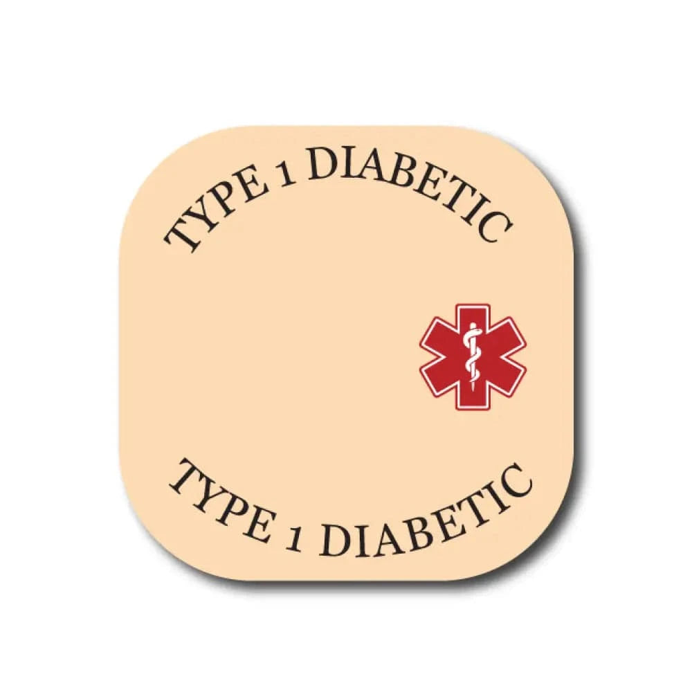 Single Patch / G7 Cover-up Type 1 Diabetes Awareness in Beige - Dexcom G7 and Stelo Cover-up