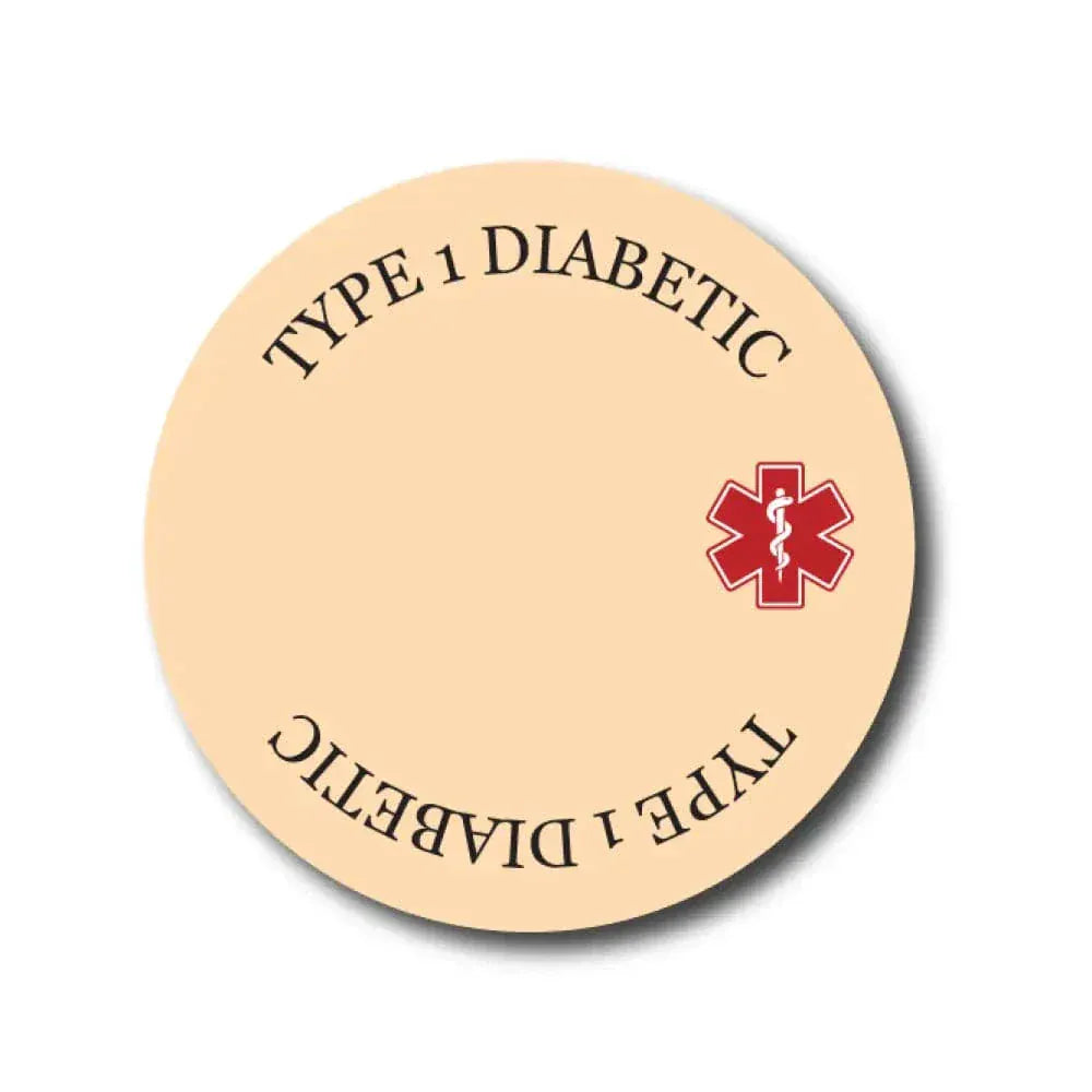 Single Patch / Medtronic-Instanct Type 1 Diabetes Awareness in Beige - Medtronic Instanct