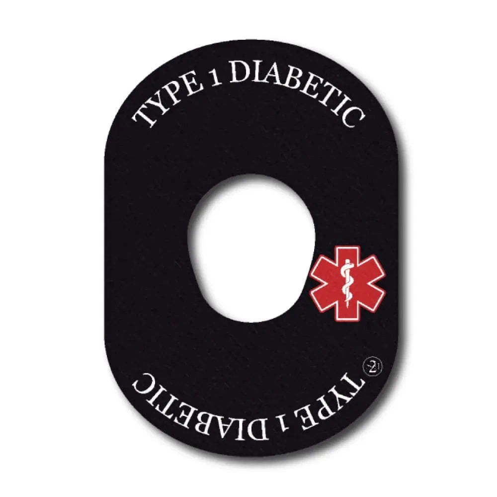 Single Patch / G7 Type 1 Diabetes Awareness in Black - Dexcom G7 and Stelo