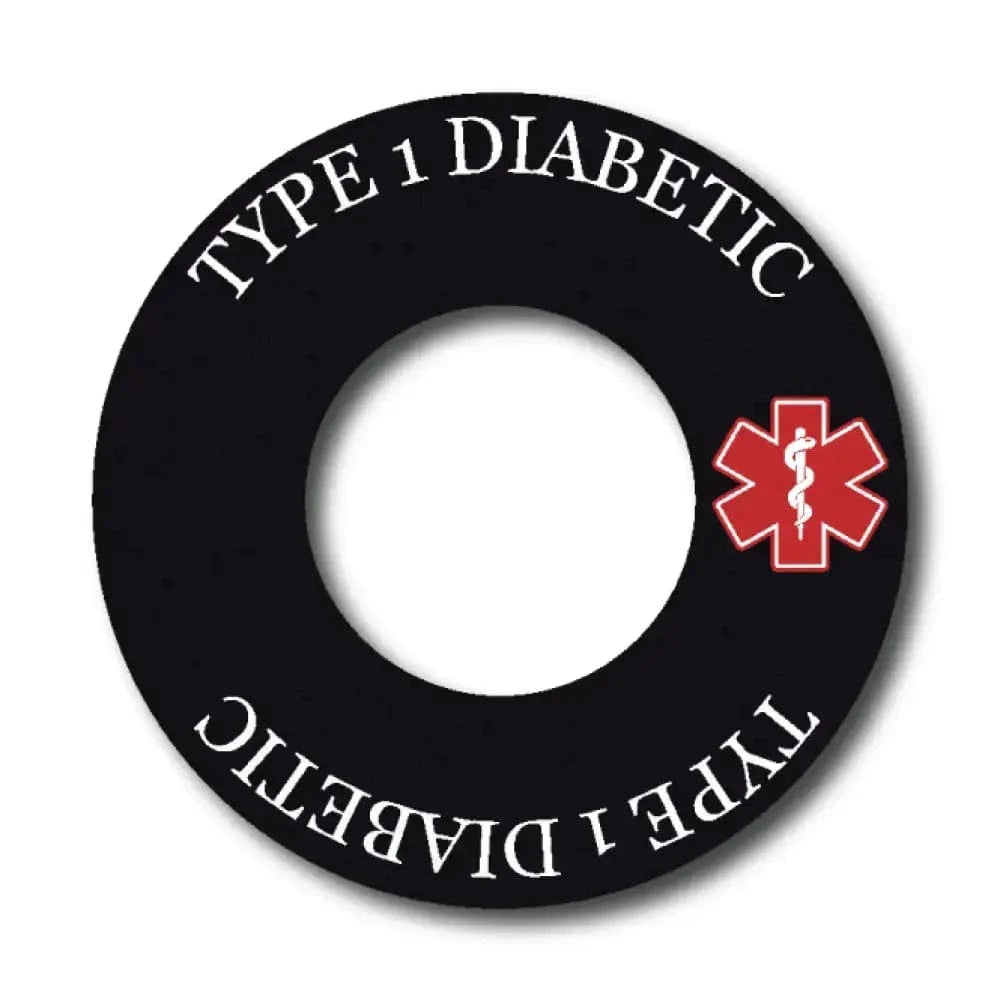 Single Patch / Libre 2 Type 1 Diabetes Awareness in Black - Libre 2 and Lingo