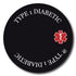 Single Patch / Libre 2 Cover-up Type 1 Diabetes Awareness in Black - Libre 2 and Lingo Cover-up