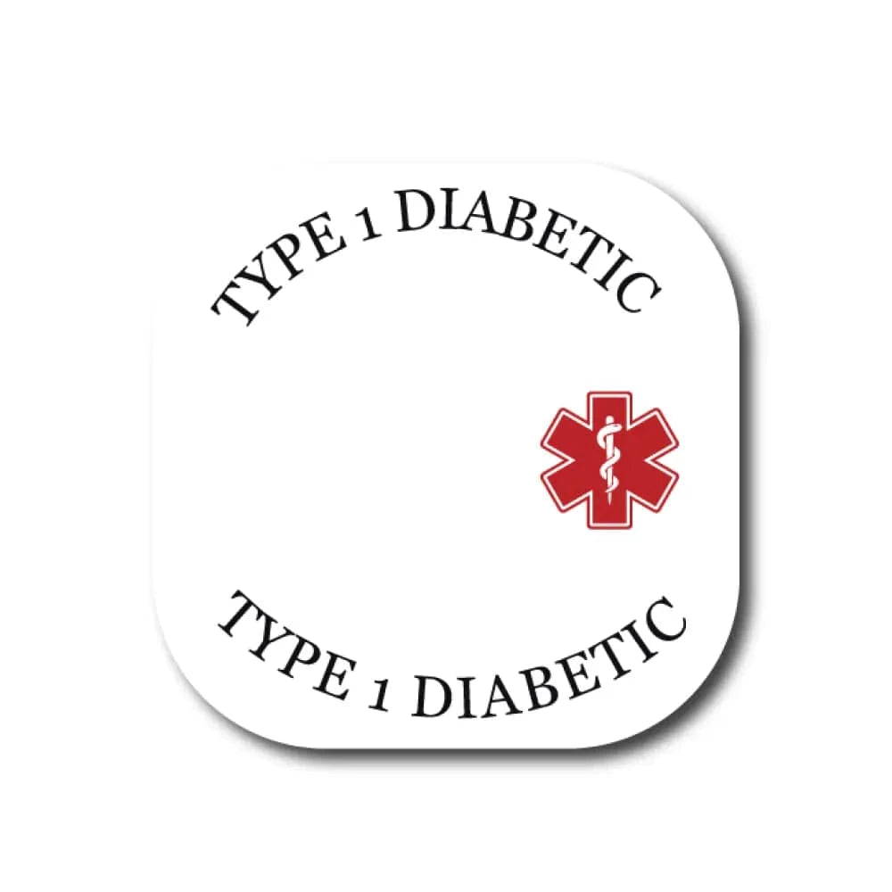 Single Patch / G7 Cover-up Type 1 Diabetes Awareness in White - Dexcom G7 and Stelo Cover-up