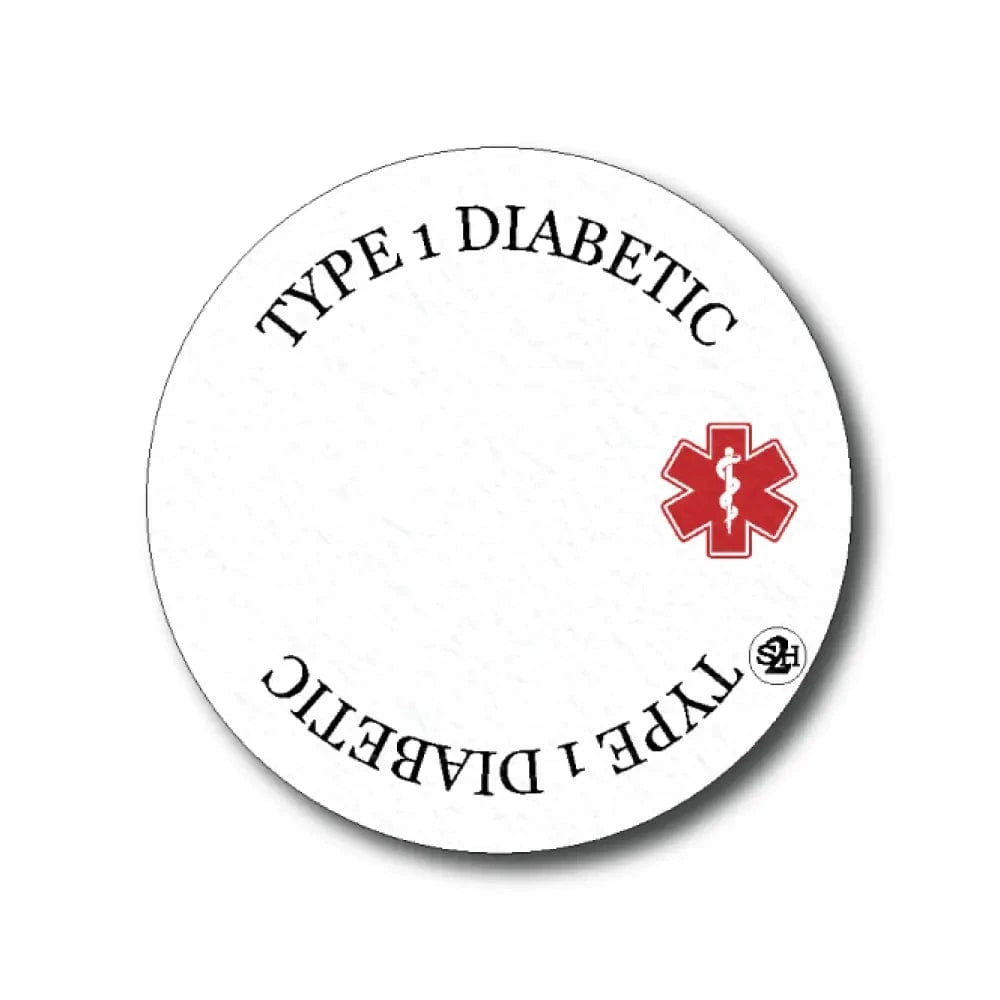 Single Patch / Libre 3 Type 1 Diabetes Awareness in White - Libre 3