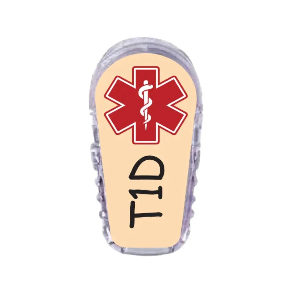 Single Topper / G6 Topper Type 1 Diabetes Topper in Beige - Dexcom G6 Topper