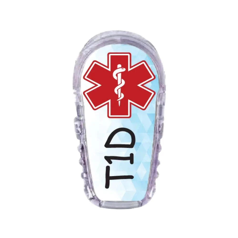 Single Topper / G6 Topper Type 1 Diabetes Topper in Sky Blue - Dexcom G6 Topper