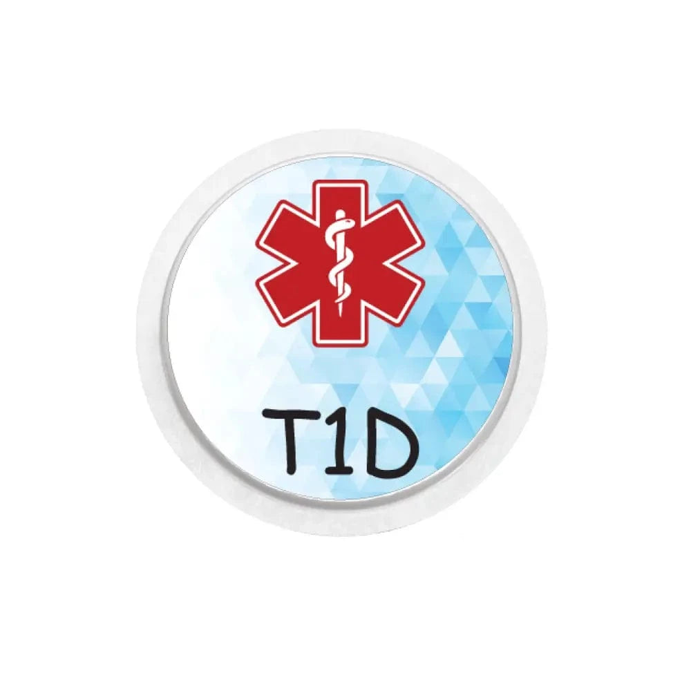 Single Topper / Libre 2 Topper Type 1 Diabetes Topper in Sky Blue - Libre 2 Topper