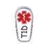 Single Topper / G6 Topper Type 1 Diabetes Topper in White - Dexcom G6 Topper
