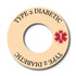 Single Patch / Libre 2 Type 2 Diabetes Awareness in Beige - Libre 2 and Lingo