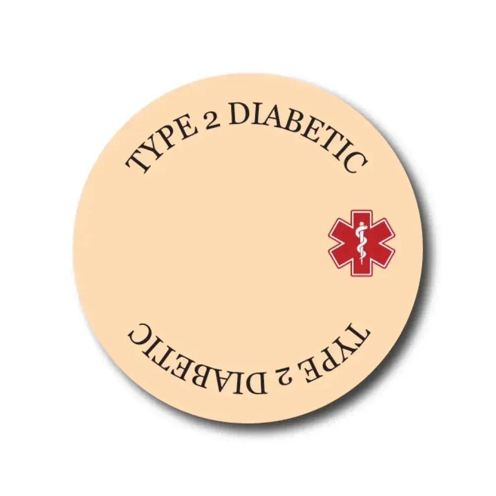 Single Patch / Medtronic-Instanct Type 2 Diabetes Awareness in Beige - Medtronic Instanct