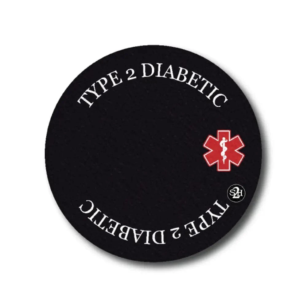 Single Patch / Libre 3 Type 2 Diabetes Awareness in Black - Libre 3
