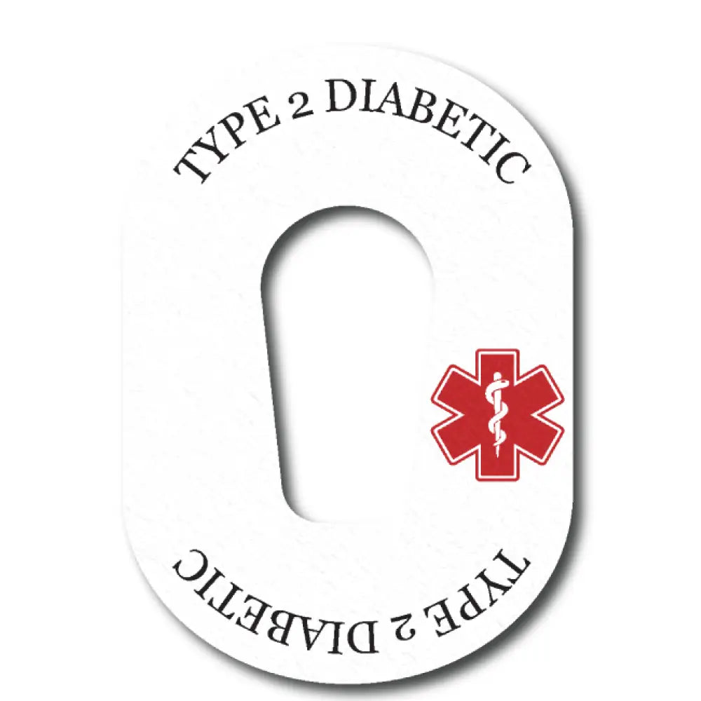 Type 2 Diabetes Awareness In White - Dexcom G6 Single Patch