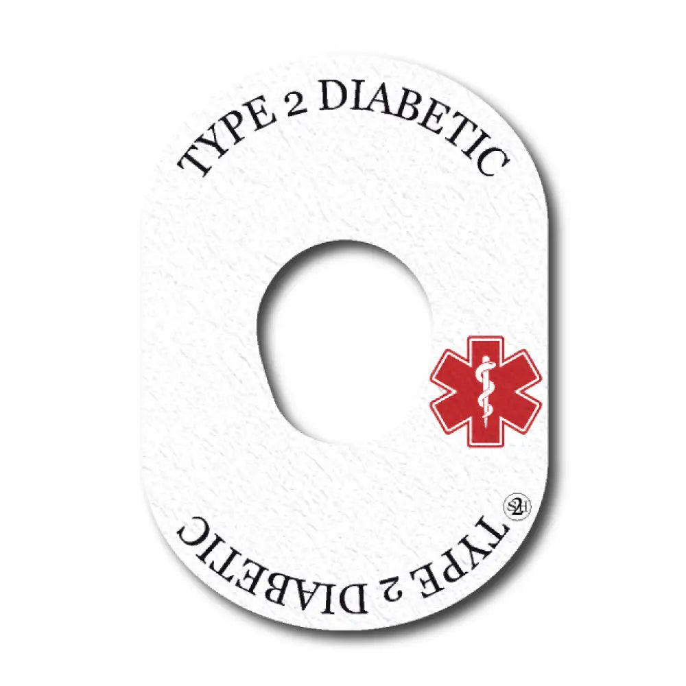 Type 2 Diabetes Awareness In White - Dexcom G7 Single Patch