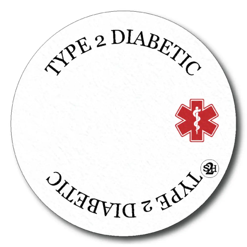 Type 2 Diabetes Awareness In White - Libre Cover-up Single Patch