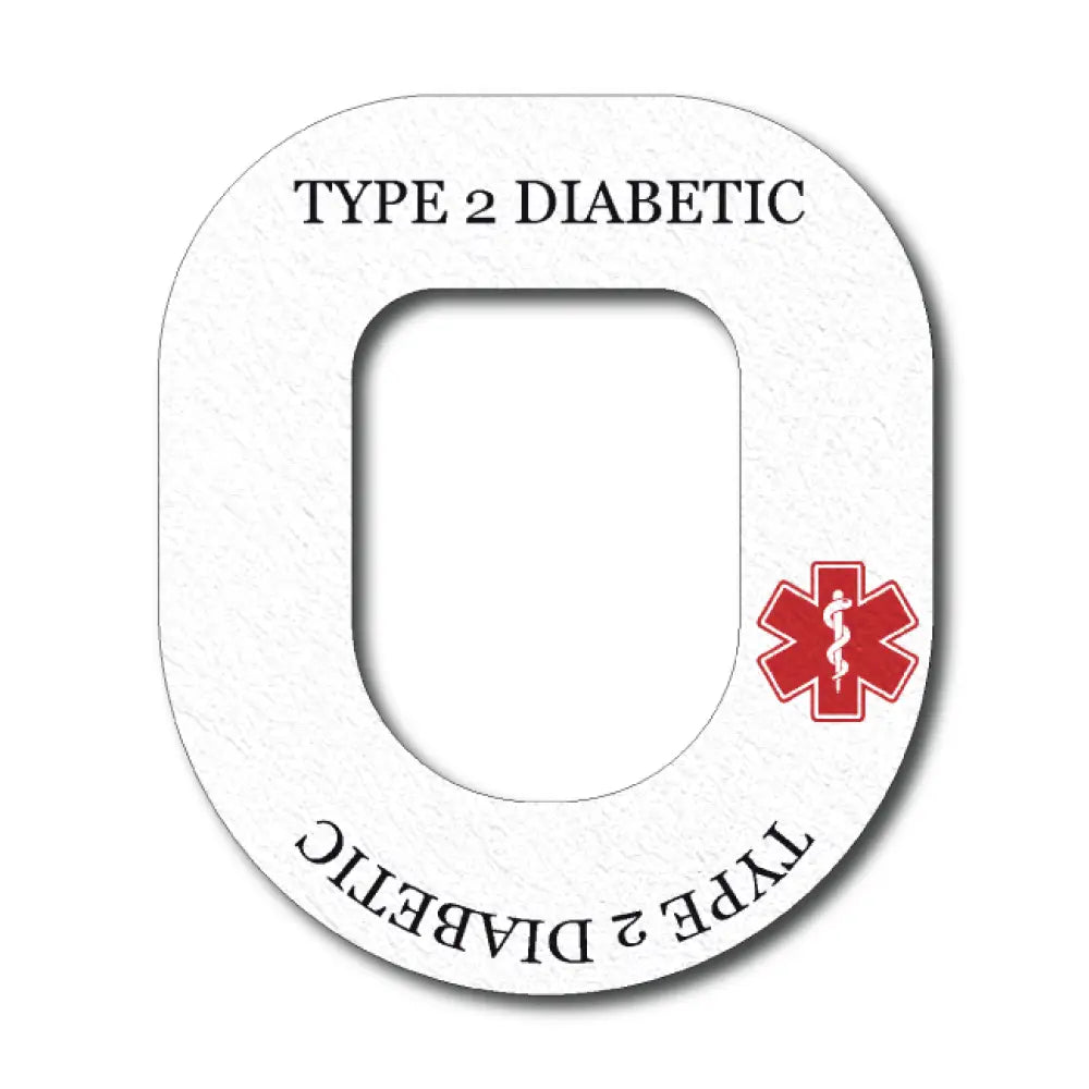 Type 2 Diabetes Awareness In White - Omnipod Single Patch
