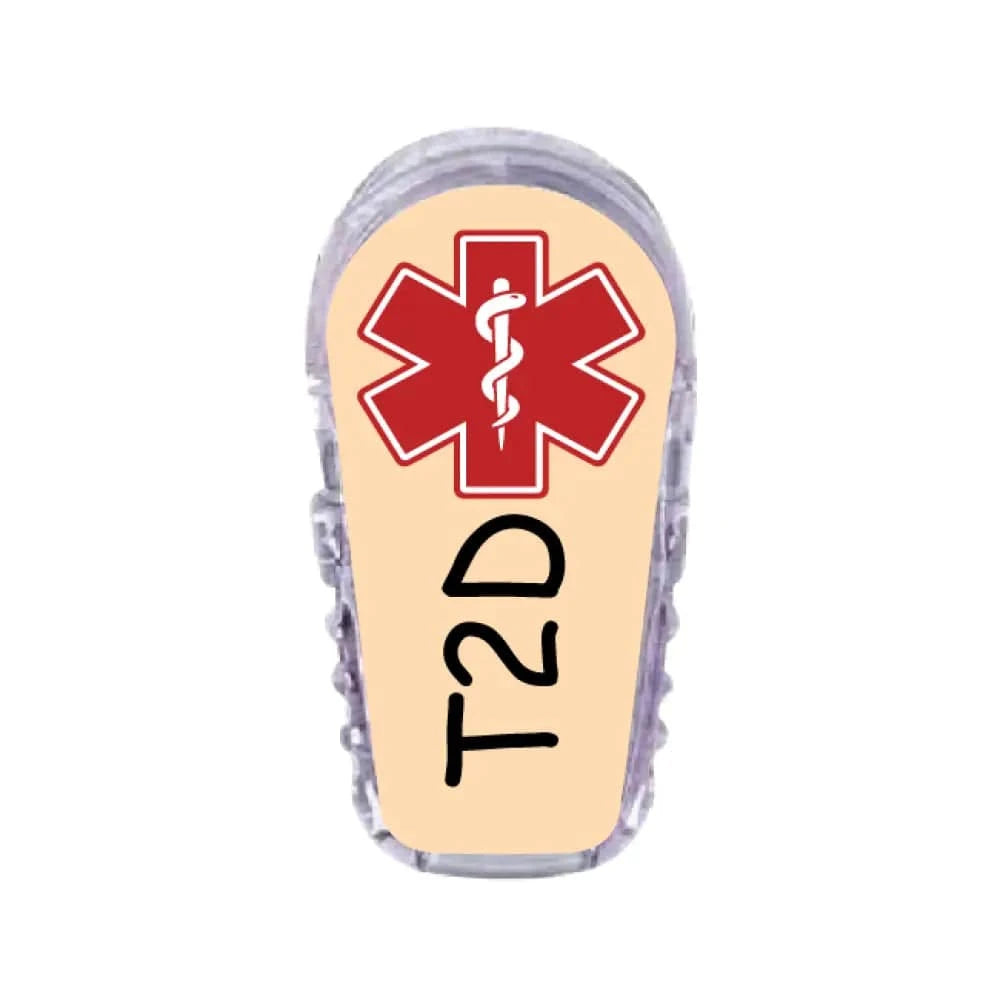 Single Topper / G6 Topper Type 2 Diabetes Topper in Beige - Dexcom G6 Topper