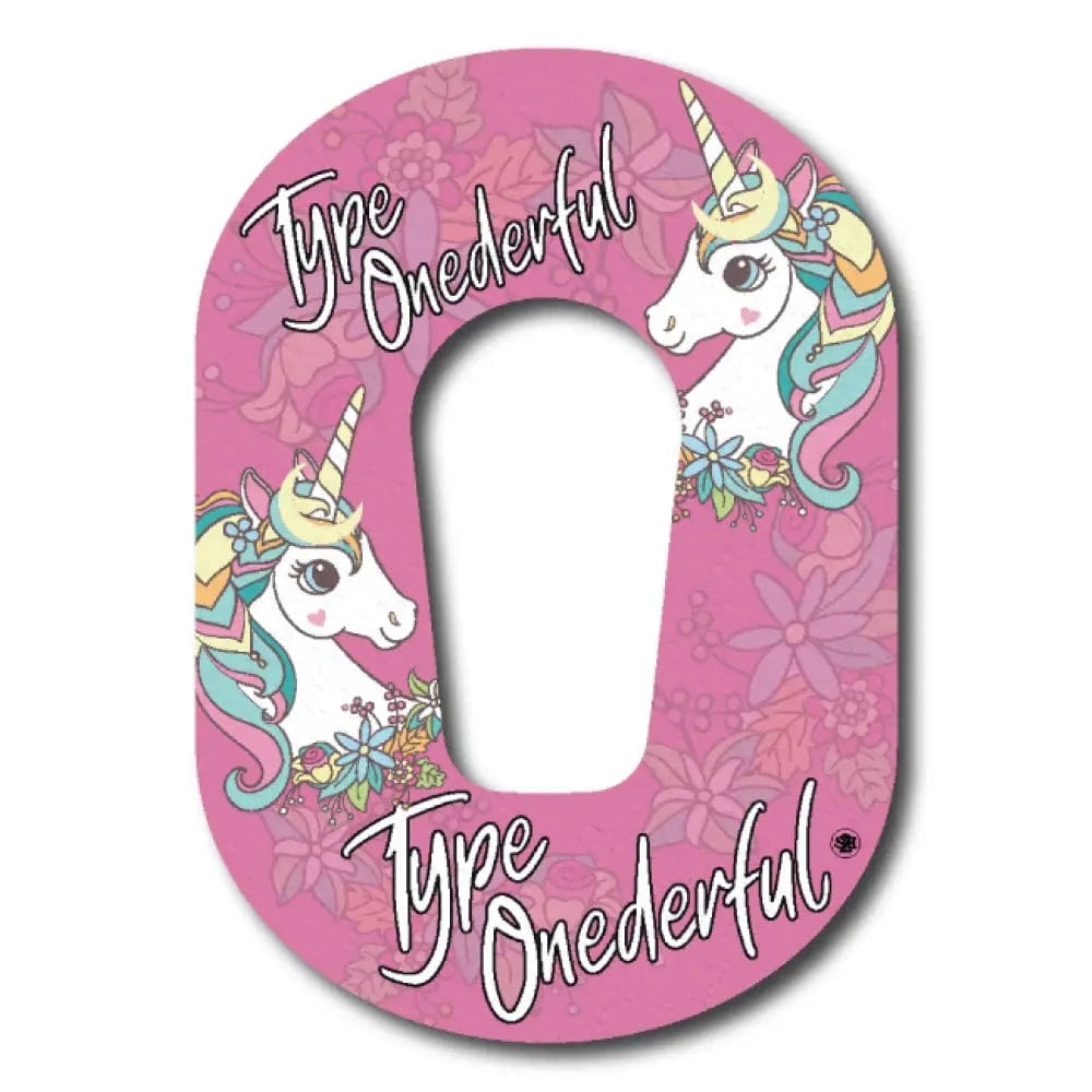 Single Patch / G6 Typeone-derful Pink Unicorn - Dexcom G6