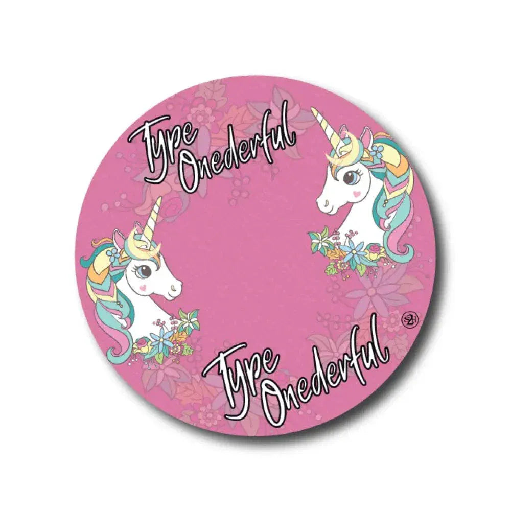 Single Patch / Medtronic-Instanct Typeone-derful Pink Unicorn - Medtronic Instanct