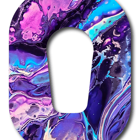 Single Patch / G6 Violet Storm- Dexcom G6