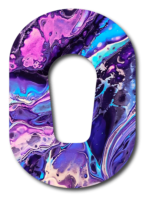 Single Patch / G6 Violet Storm- Dexcom G6