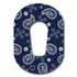 Single Patch / G6 Western Paisley Blue Pattern - Dexcom G6